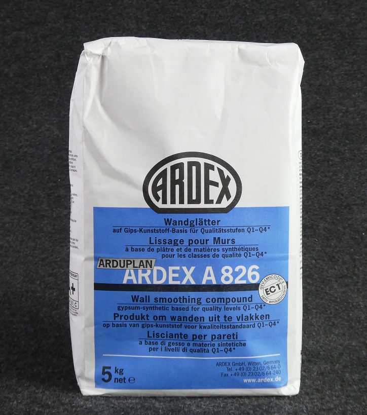 ARDEX Arduplan 826 Wandglätter 5kg. (4/640)