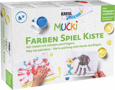 KREUL Mucki FarbenSpielKiste Wir malen mit Händen und Fingern Nettopreis