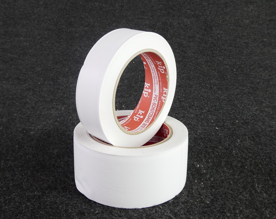 KIP PVC-Schutzband quergerillt, weiß mm.30x33mt. (60)