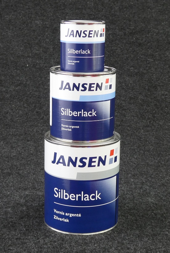 JANSEN Silberlack Ral 9006 - 125ml. (6)
