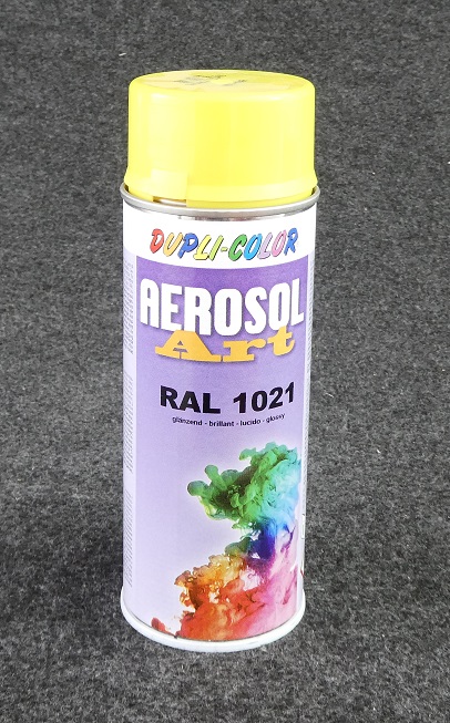 DC Aerosol ' ART' Spray glänzend 400ml. Ral 9010 (6)***