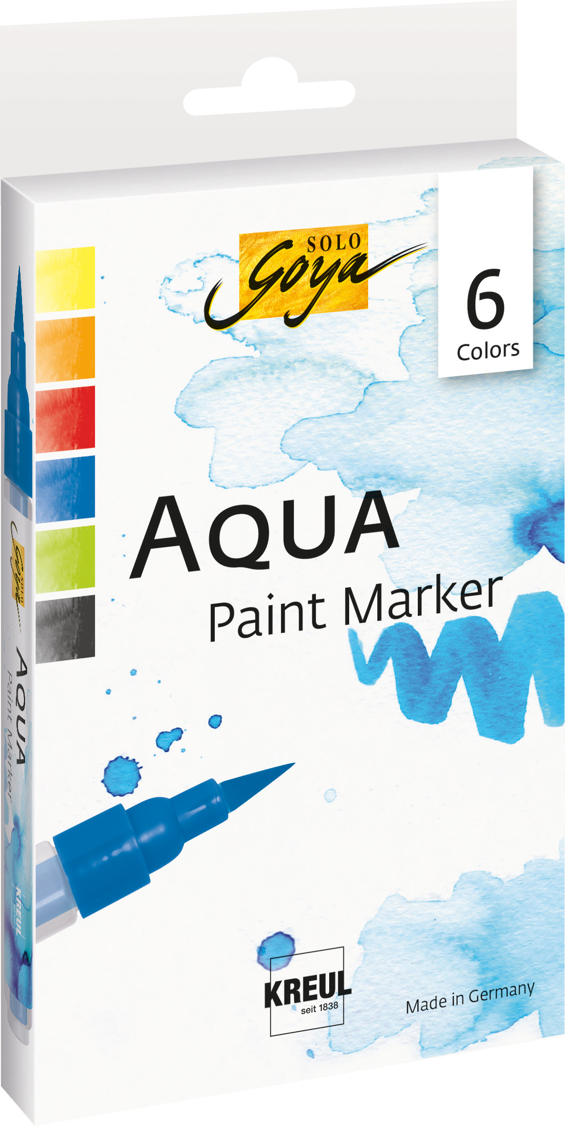 KREUL Solo Goya Aqua Paint Marker 6er Set Nettopreis