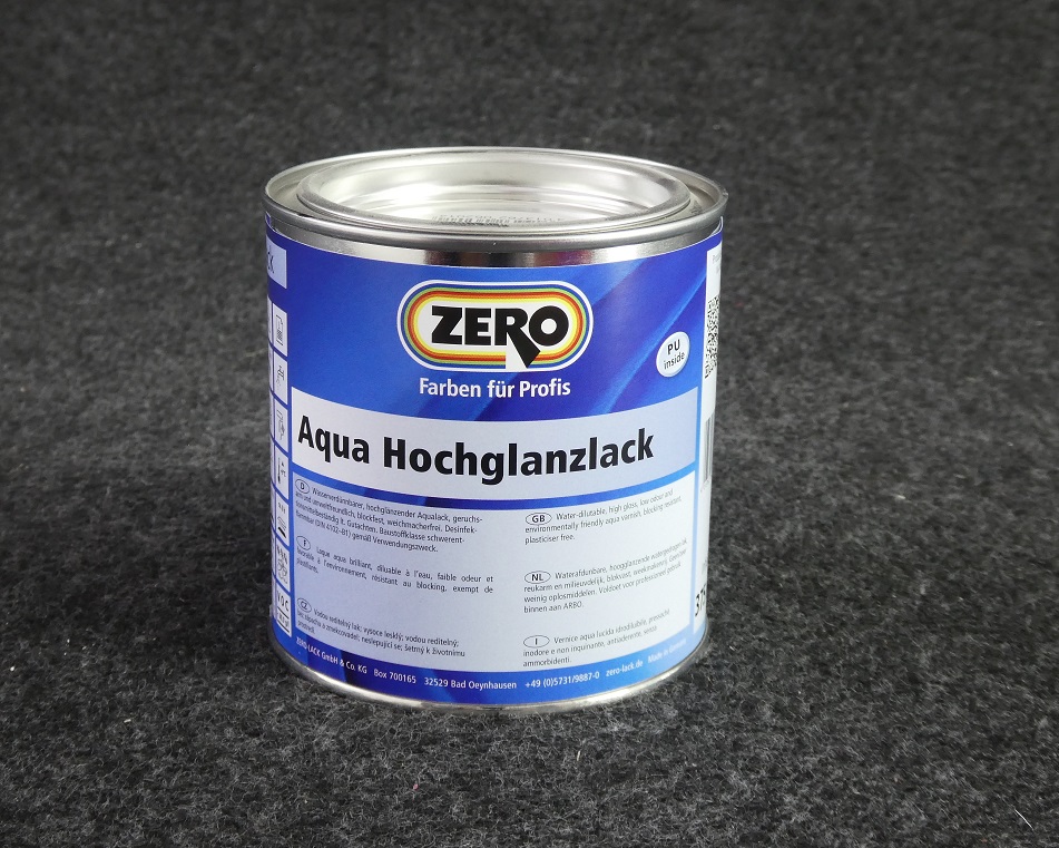 ZERO Aqua Hochglanzlack weiß 375ml. (3)