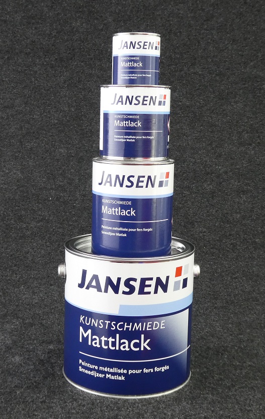 JANSEN Kunstschmiede-Mattlack schwarz 125ml. (6)
