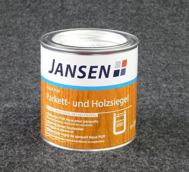JANSEN Aqua PUR Parkett- und Holzsiegel farblos glänzend 375ml. (3)