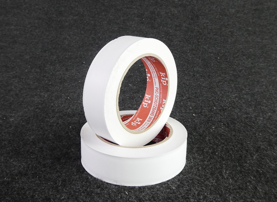 KIP PVC-Schutzband quergerillt, weiß mm.30x33mt. (60)