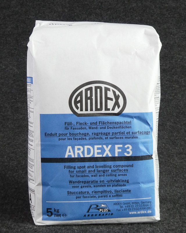 ARDEX Arduplast F3 Füll-, Fleck- und Deckenspachtel 5kg. (4/640)